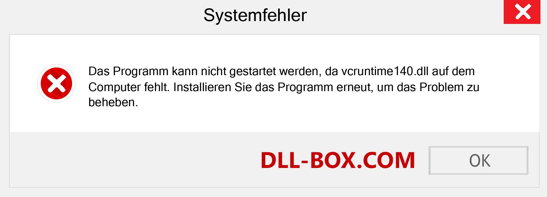 vcruntime140.dll-Datei fehlt?. Download für Windows 7, 8, 10 - Fix vcruntime140 dll Missing Error unter Windows, Fotos, Bildern